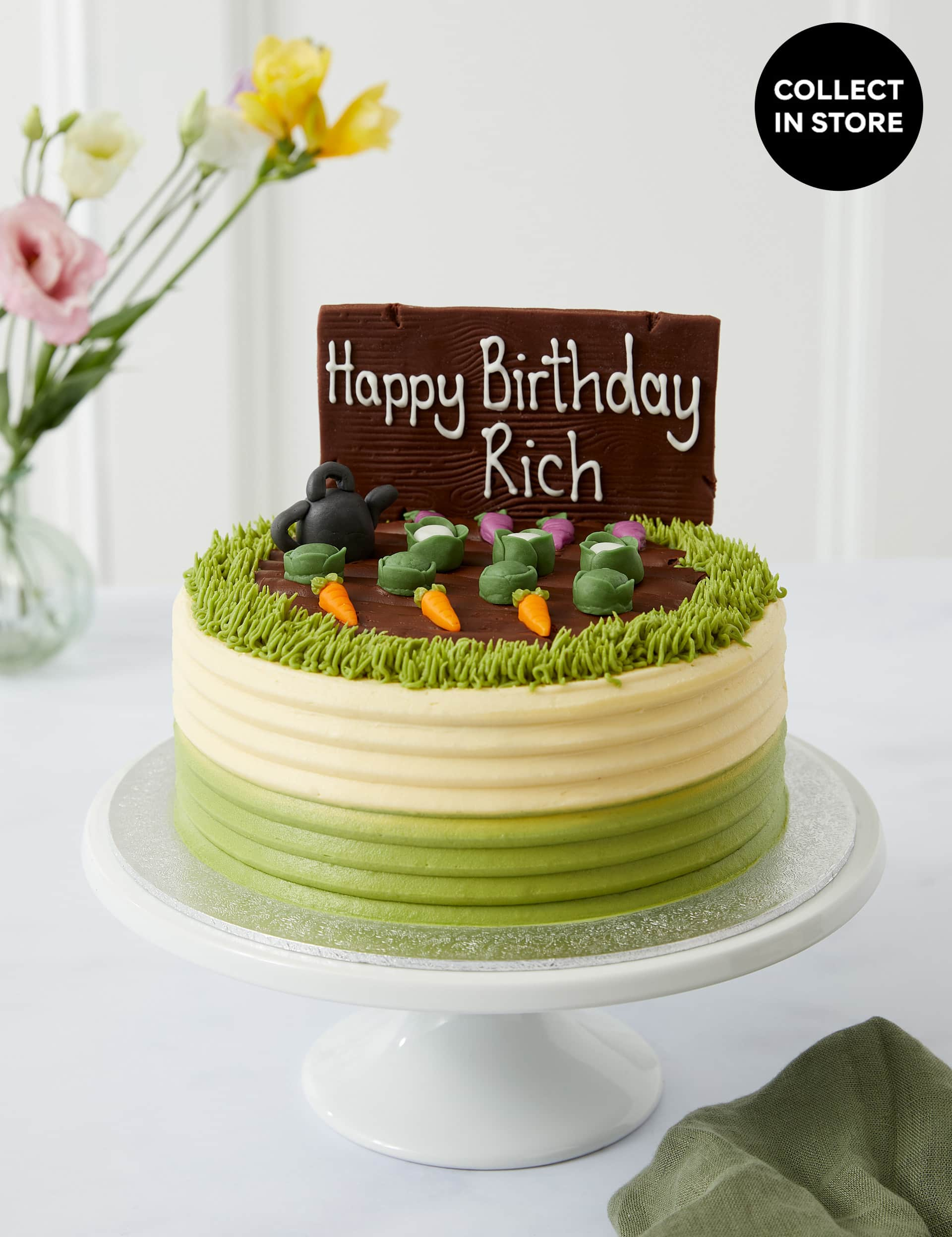 PersonalisedGardeningCake(Serves20)