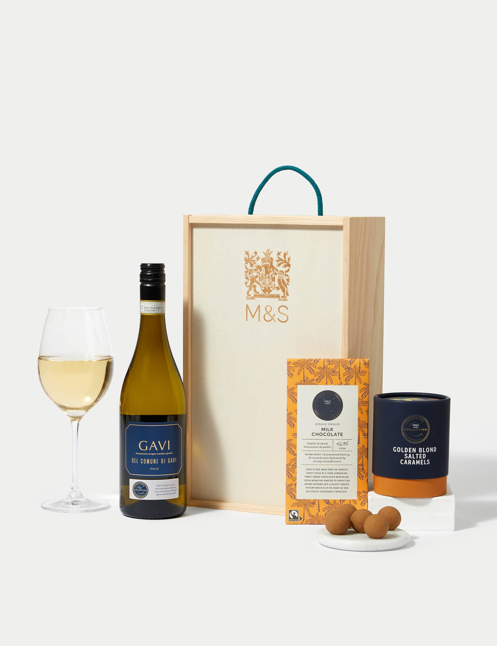 Collection White Wine & Chocolate Gift Box