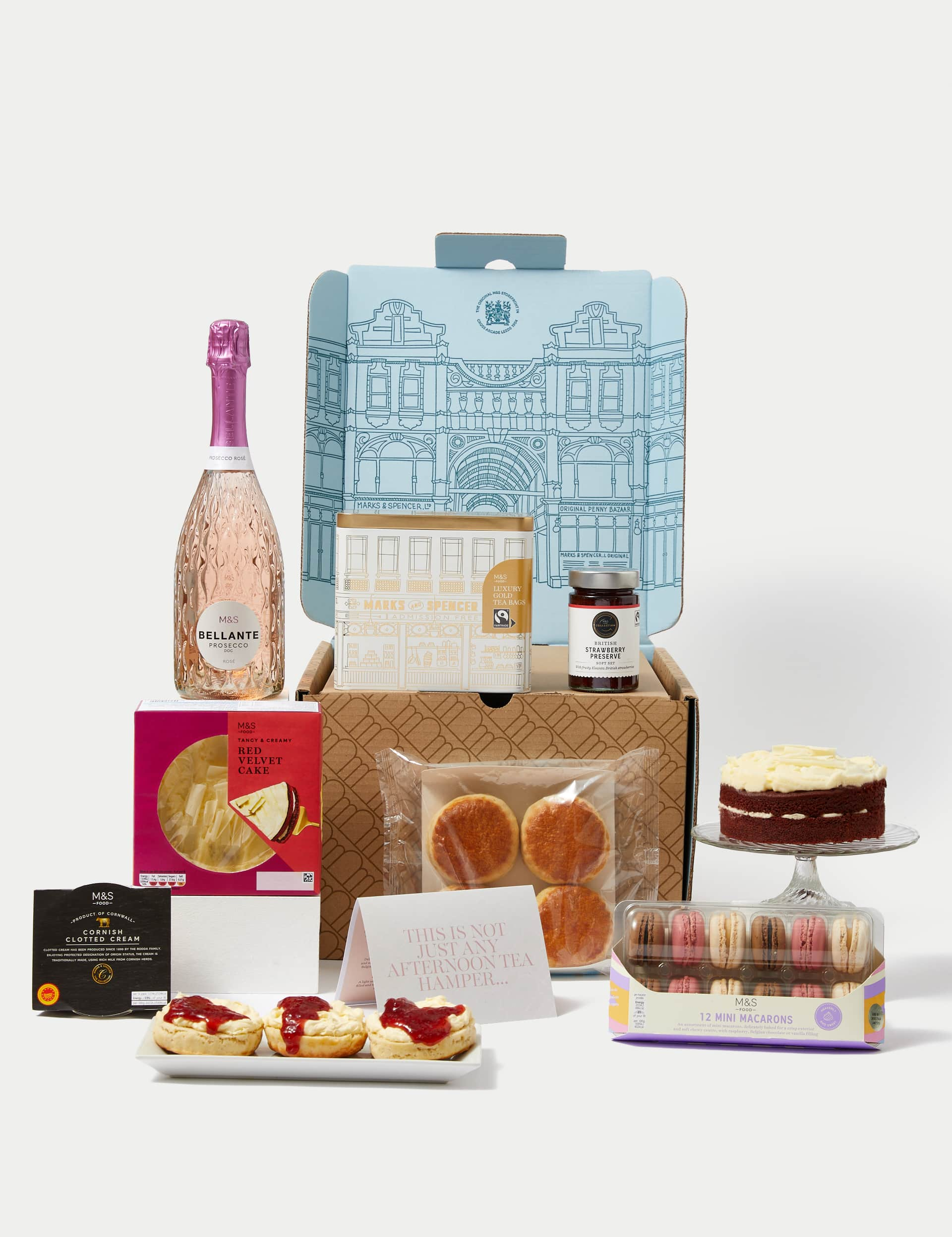 M&S Pink Prosecco Afternoon Tea