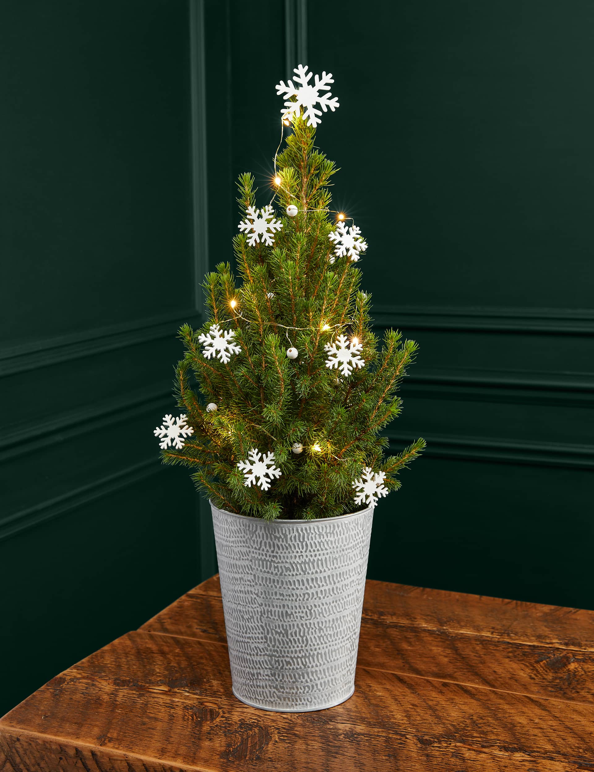 M&S White Decorated Christmas Tree (Delivery from 27 Nov) image