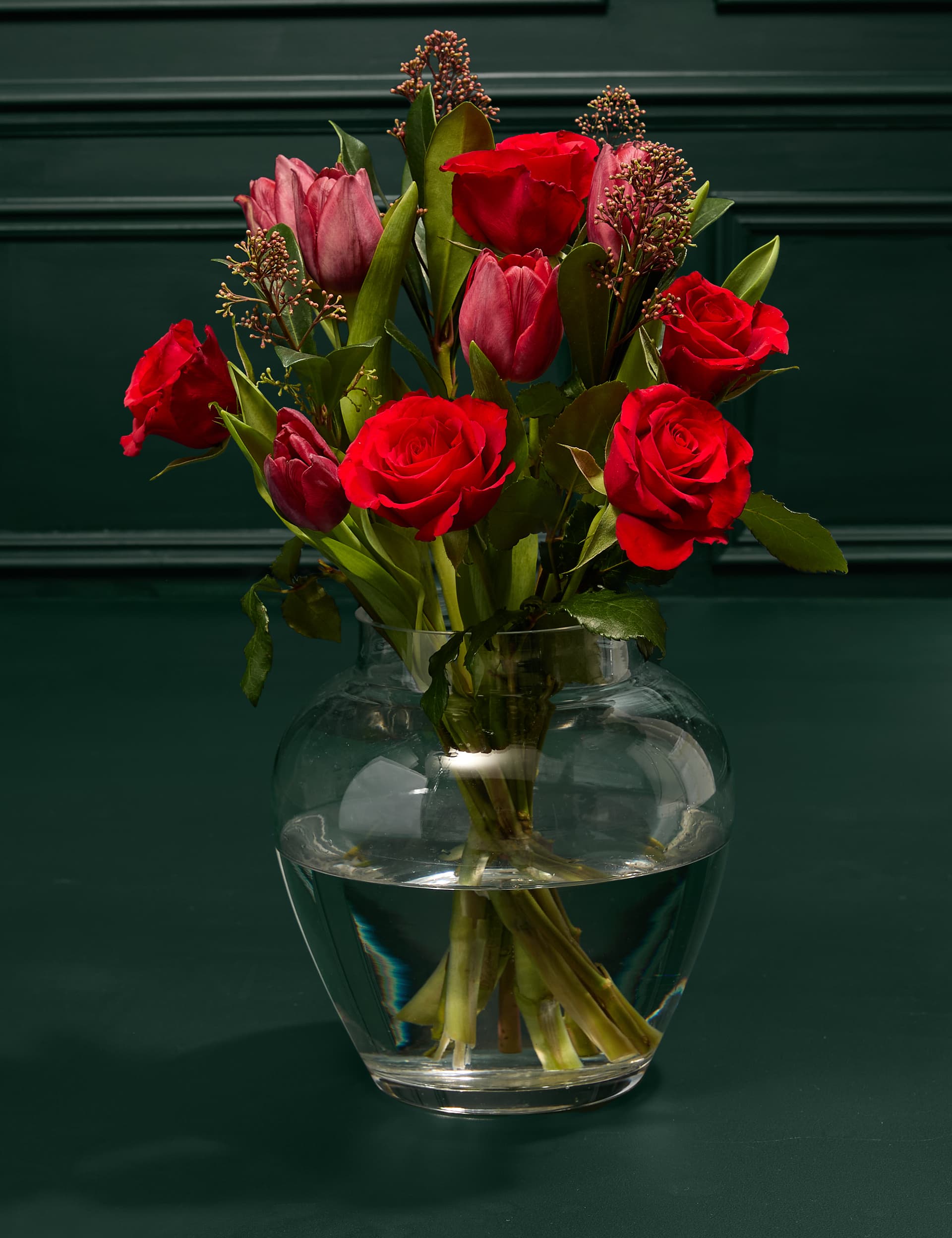 M&S Red Rose & Tulip Bouquet (Delivery from 27 Nov)