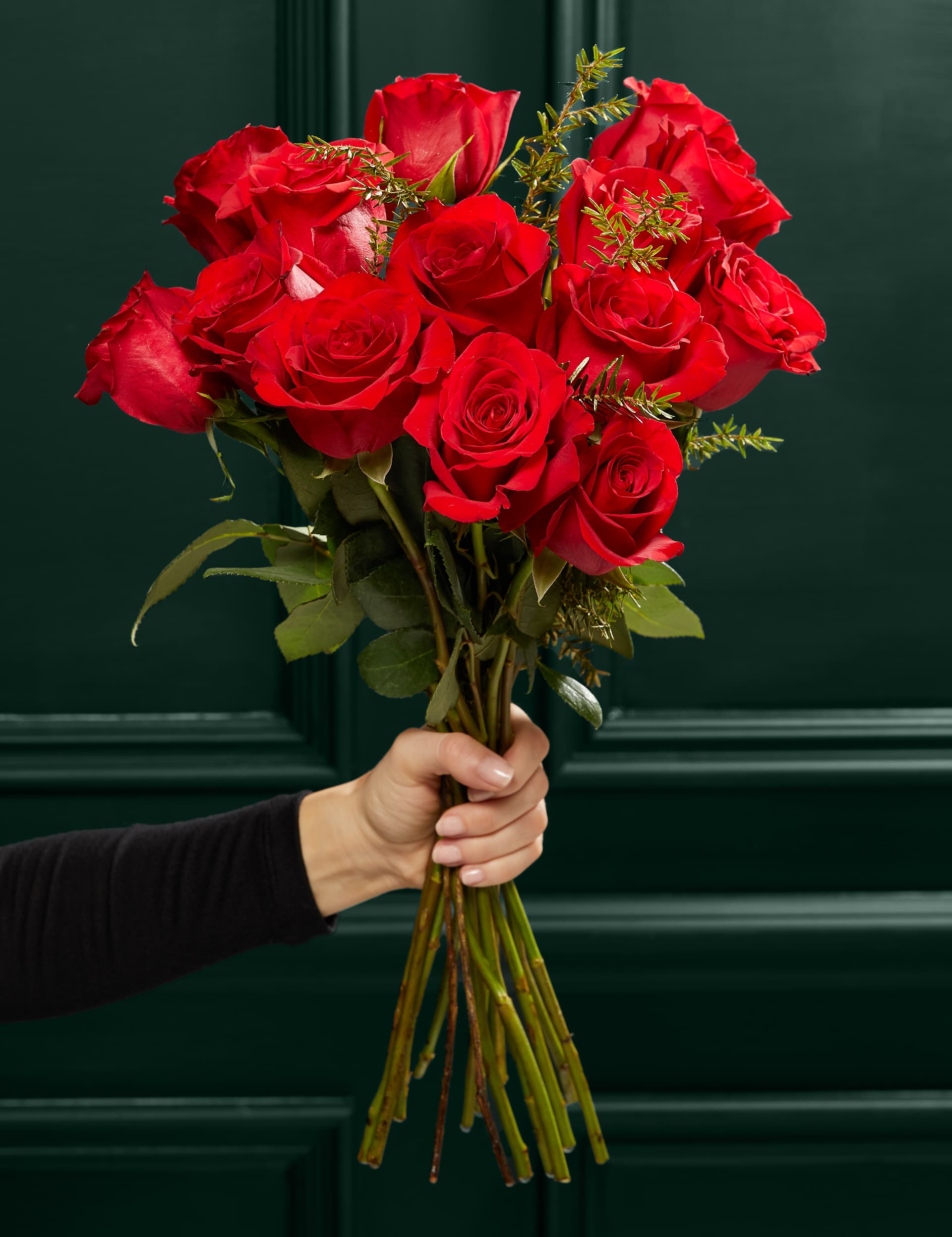 M&S Festive Red Velvet Roses (Delivery from 27 Nov)