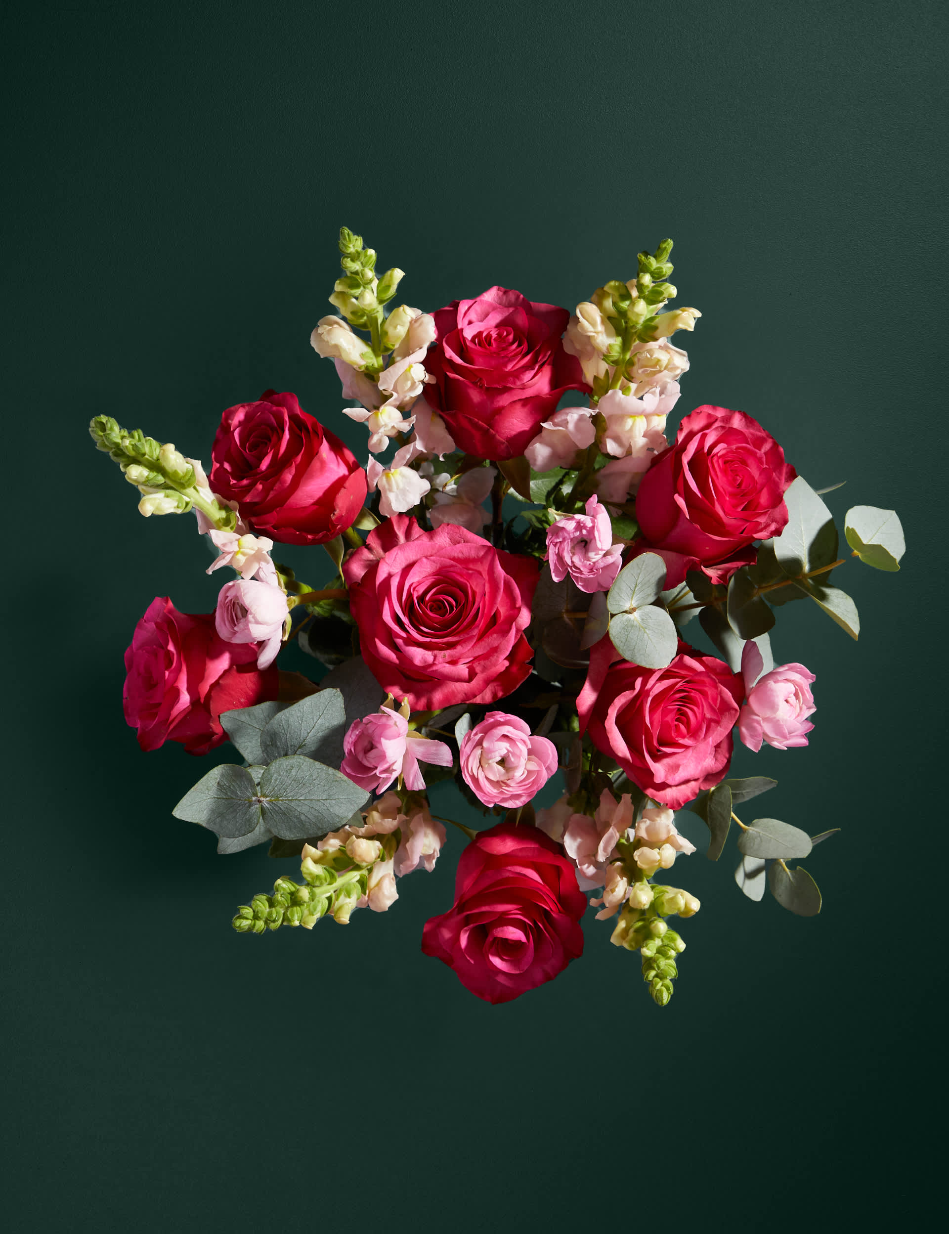 M&S Rose, Antirrhinum & Ranunculus Bouquet