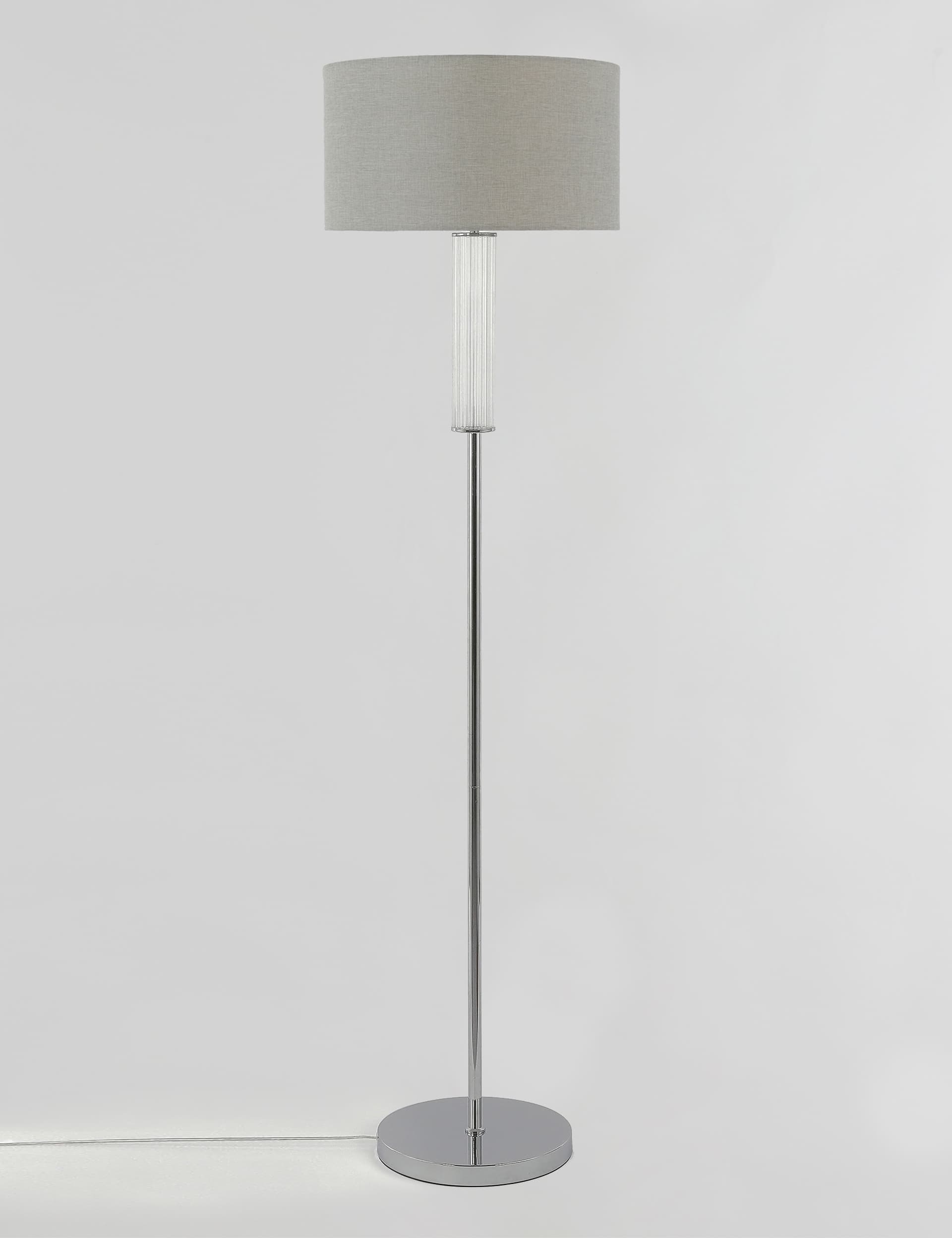 M&S Monroe Floor Lamp - Chrome, Chrome