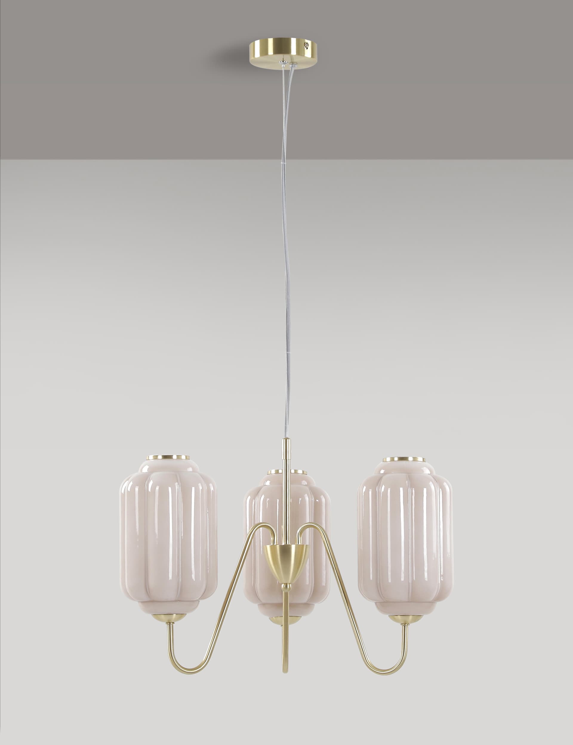 M&S Agnes Chandelier - Cream, Cream