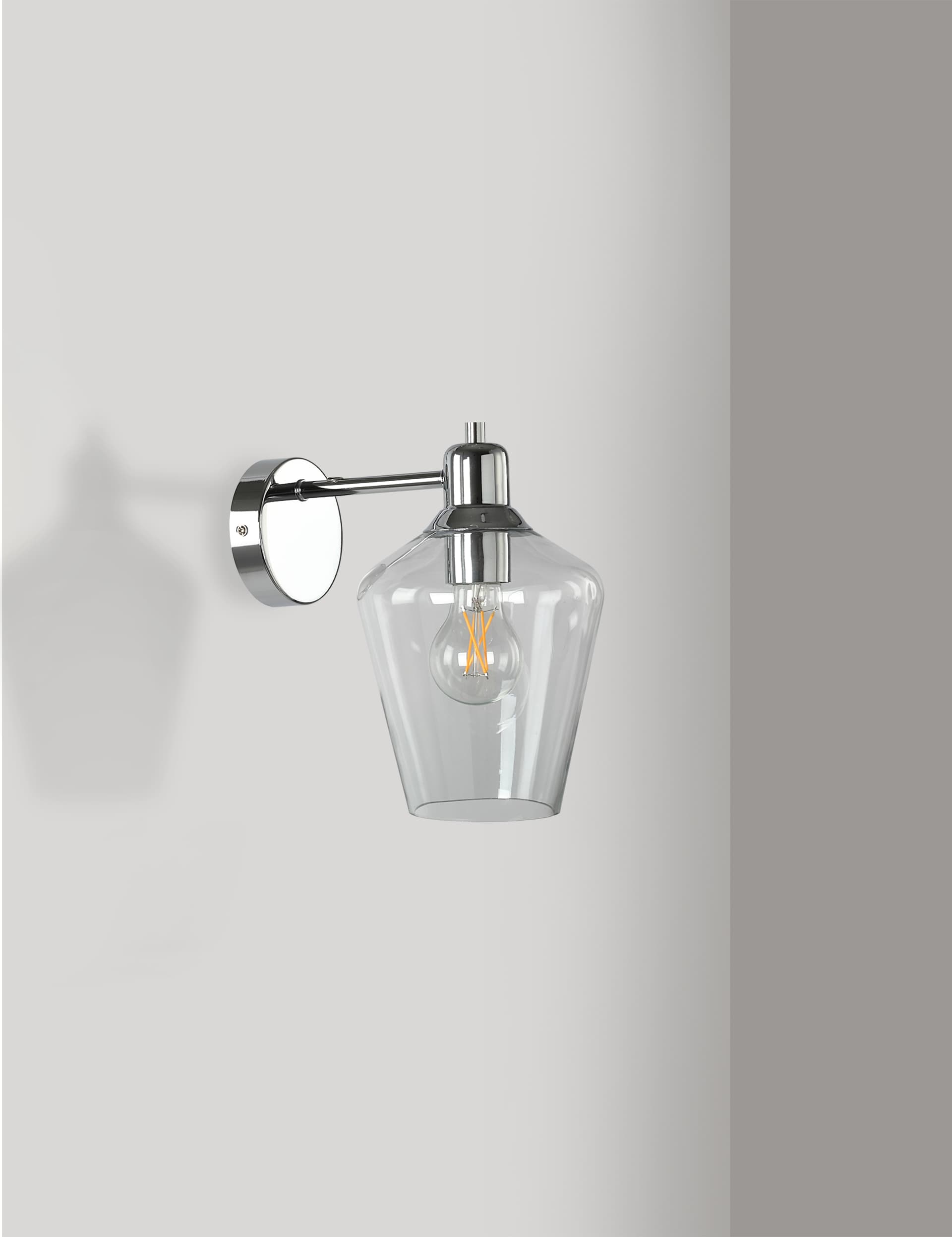 M&S Claudia Wall Light - Chrome, Chrome