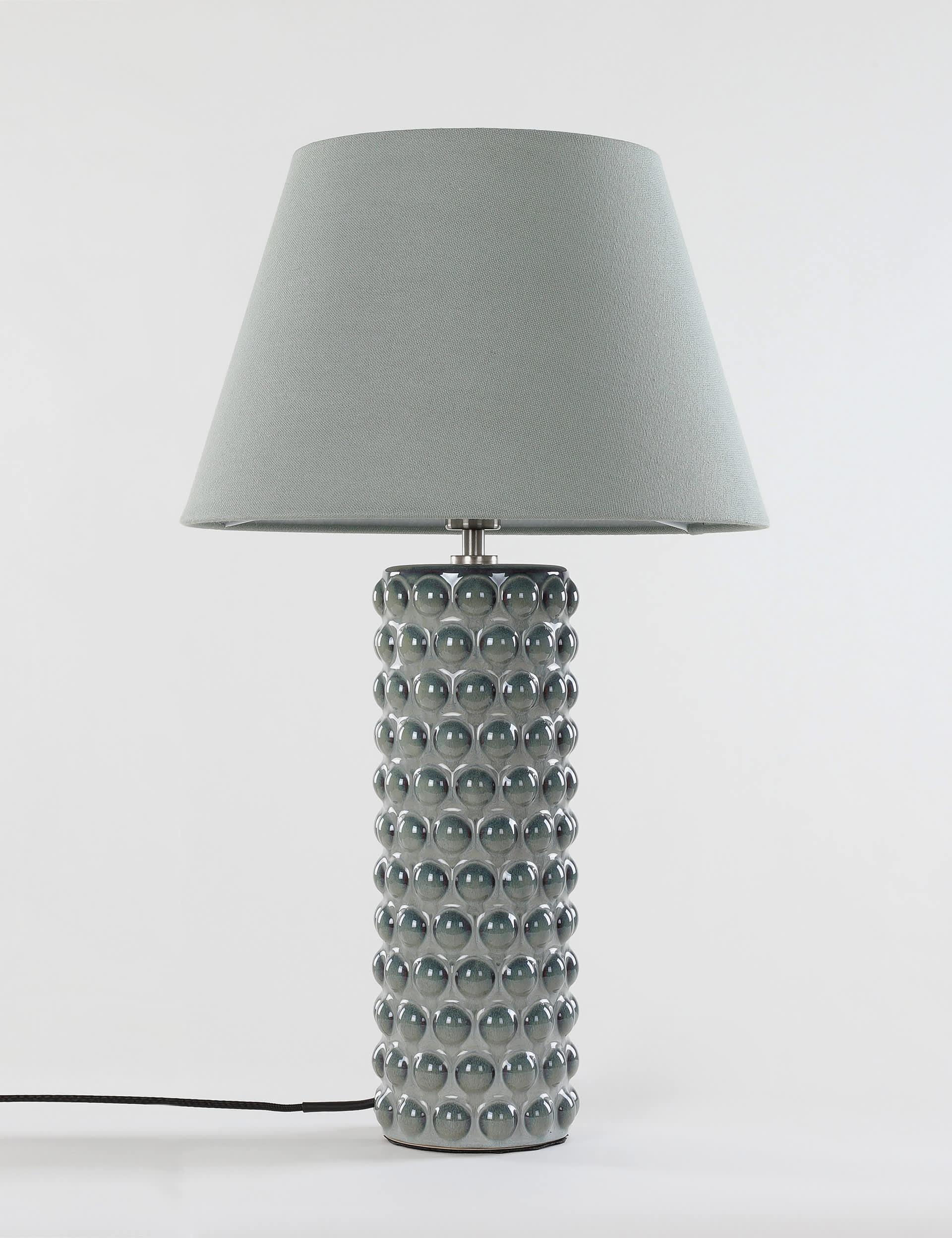 M&S Bobble Table Lamp - Green, Green