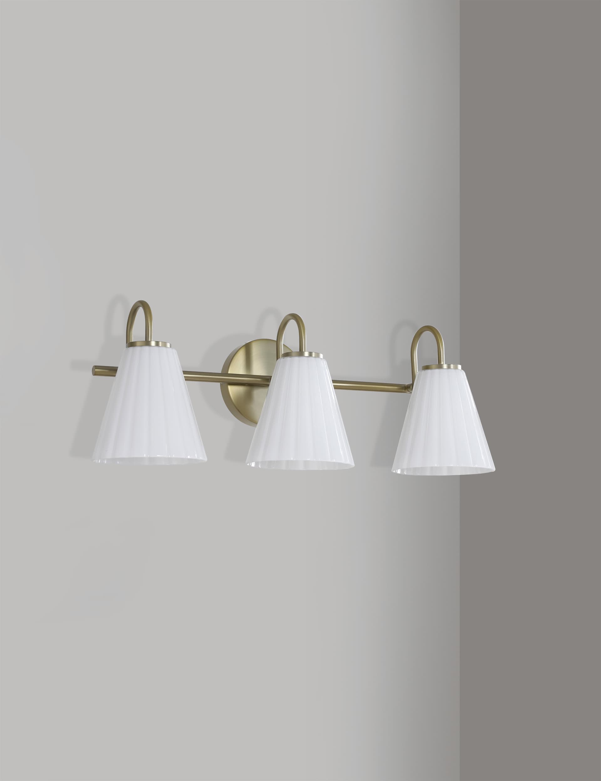 M&S Georgia Wall Light - Polished Brass, Polished Brass