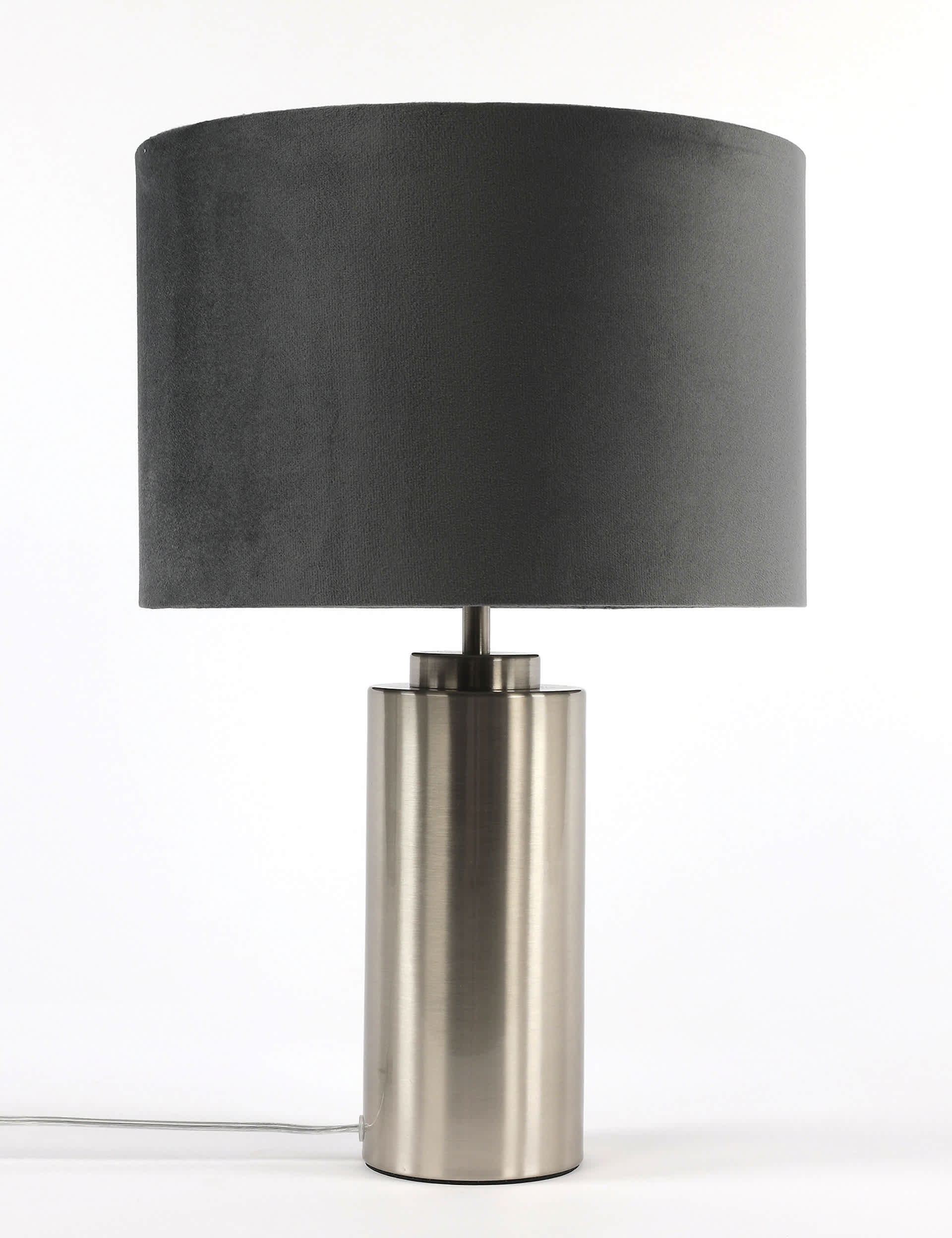 M&S Maxwell Table Lamp - Pewter, Polished Brass,Pewter