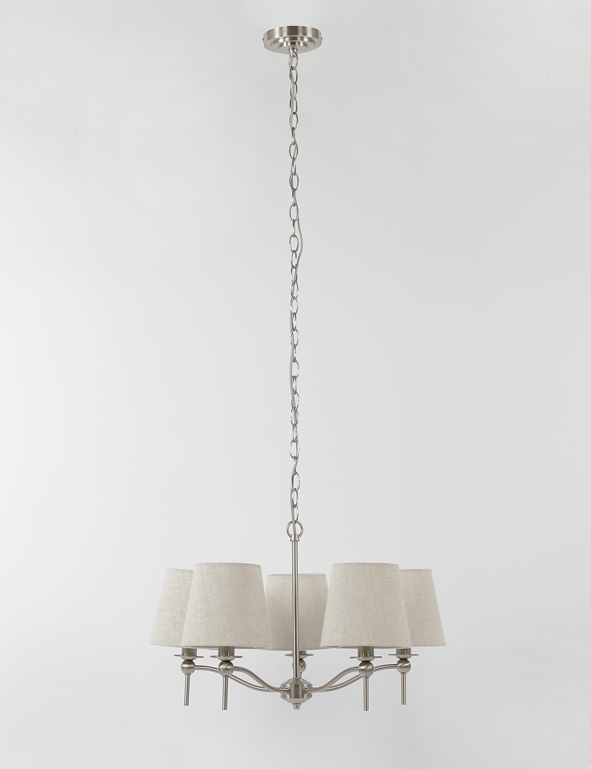 M&S Blair Chandelier - Silver, Silver