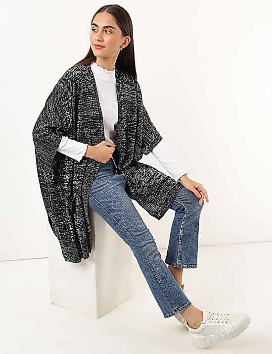 Tailored Striped Longline Waistcoat