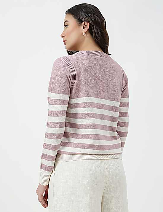 Tailored Striped Longline Waistcoat
