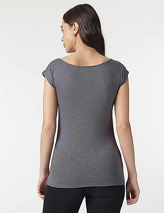 Tailored Striped Longline Waistcoat