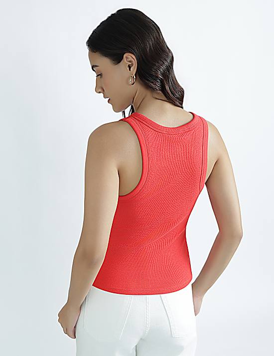 Tailored Striped Longline Waistcoat