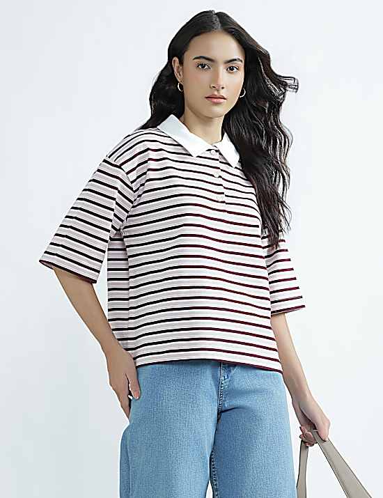 Tailored Striped Longline Waistcoat
