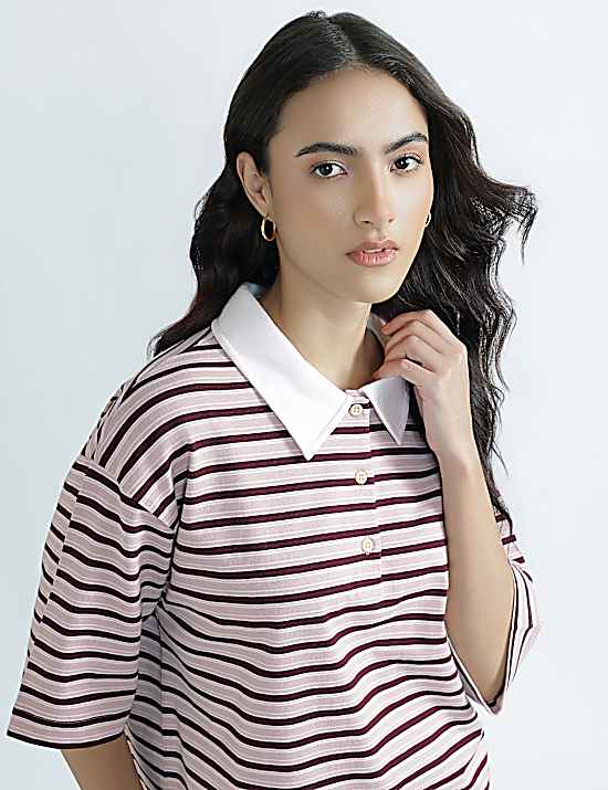 Tailored Striped Longline Waistcoat