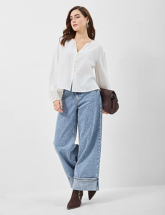 Tailored Striped Longline Waistcoat