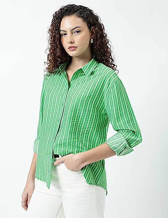 Tailored Striped Longline Waistcoat
