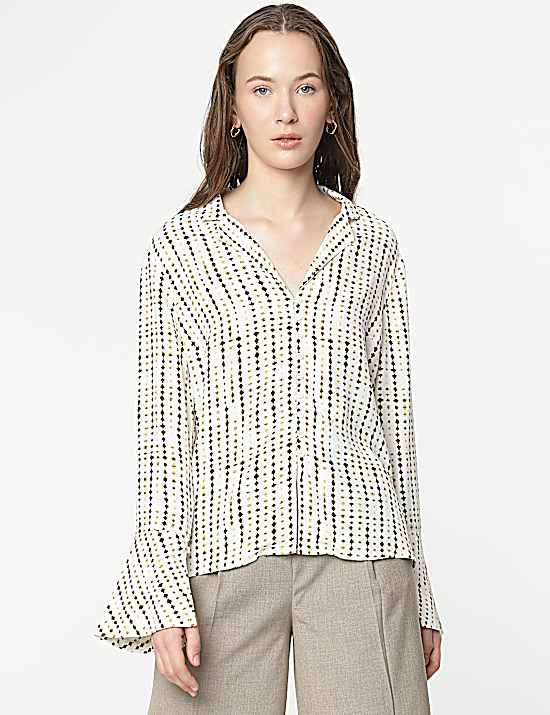 Tailored Striped Longline Waistcoat