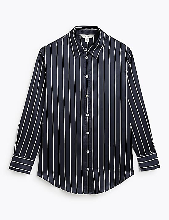 Tailored Striped Longline Waistcoat