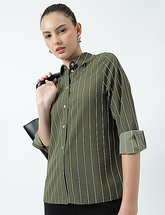 Tailored Striped Longline Waistcoat