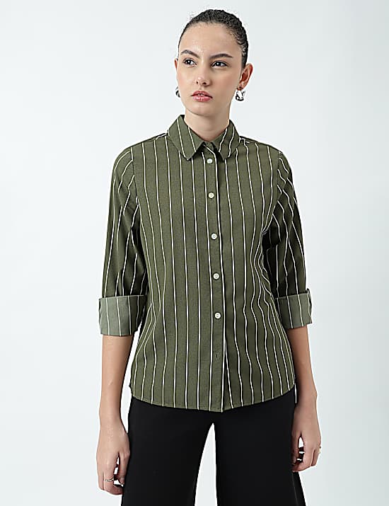 Tailored Striped Longline Waistcoat