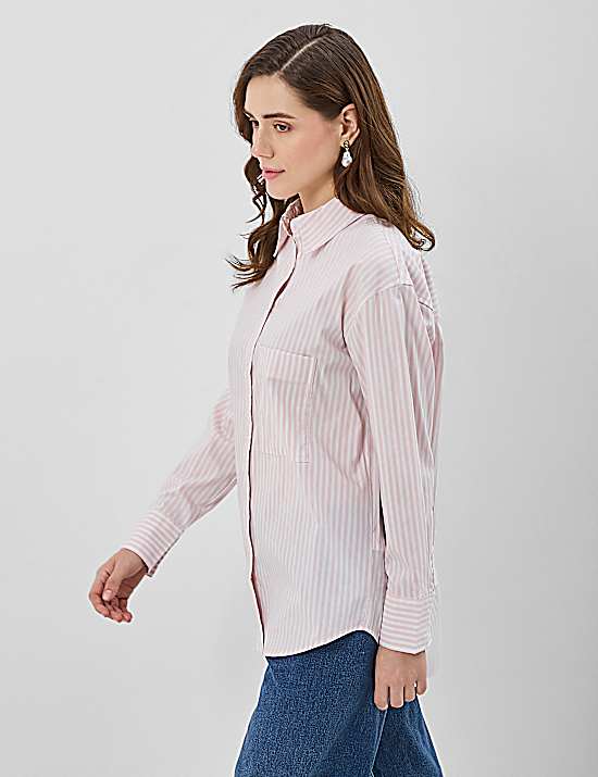 Tailored Striped Longline Waistcoat