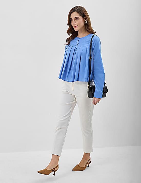 Tailored Striped Longline Waistcoat