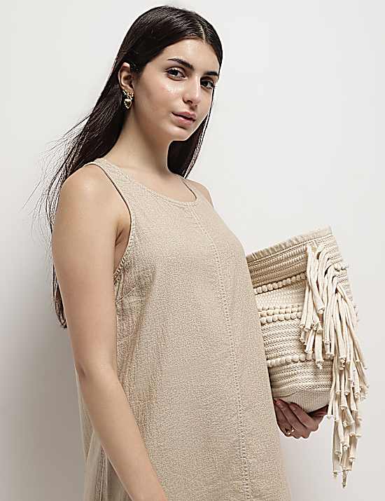 Tailored Striped Longline Waistcoat