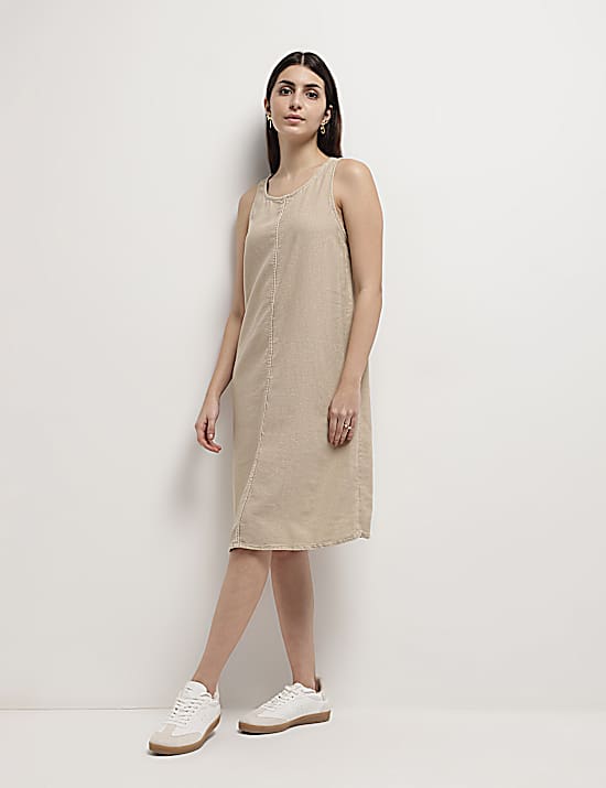 Tailored Striped Longline Waistcoat