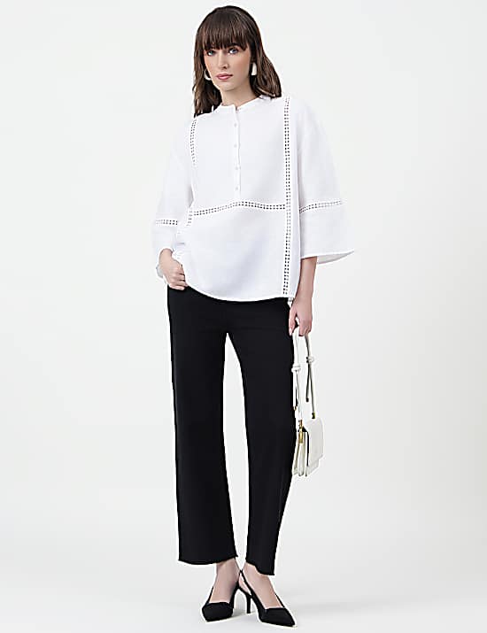Tailored Striped Longline Waistcoat
