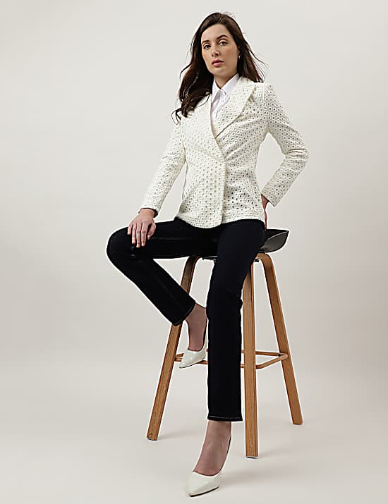 Tailored Striped Longline Waistcoat