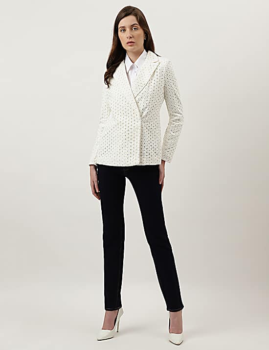 Tailored Striped Longline Waistcoat