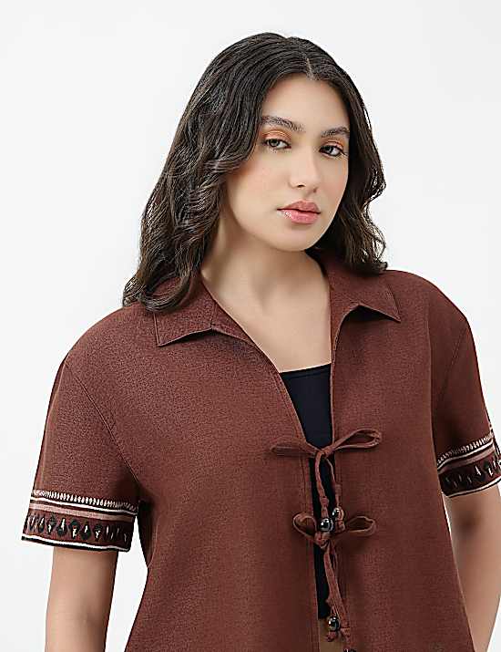 Tailored Striped Longline Waistcoat