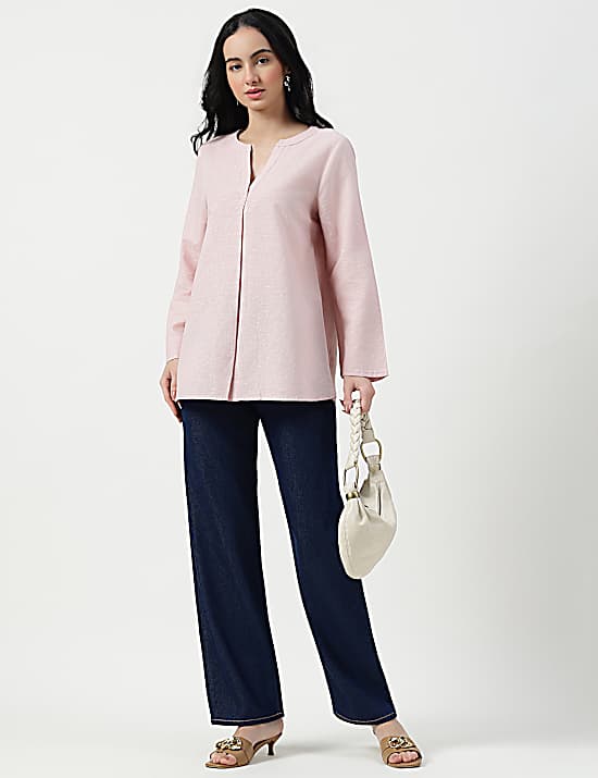 Tailored Striped Longline Waistcoat