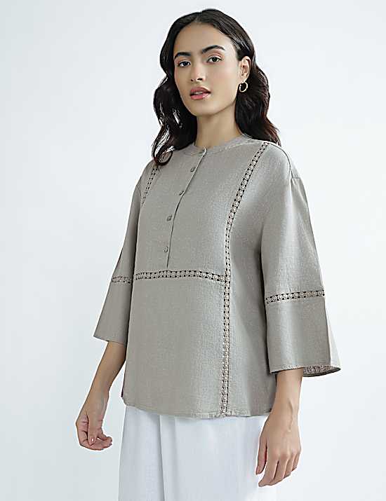 Tailored Striped Longline Waistcoat
