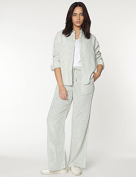 Tailored Striped Longline Waistcoat