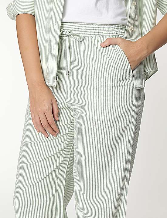 Tailored Striped Longline Waistcoat