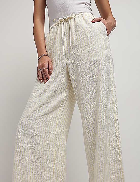 Tailored Striped Longline Waistcoat