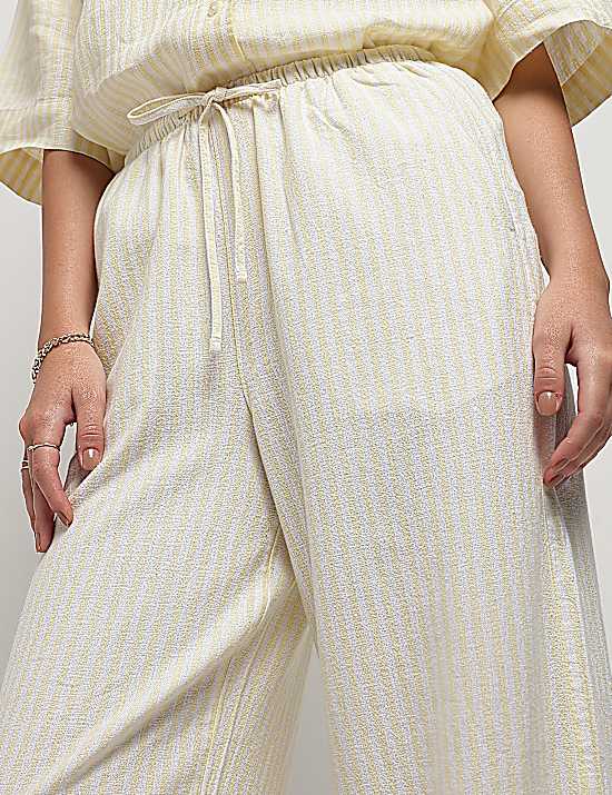 Tailored Striped Longline Waistcoat