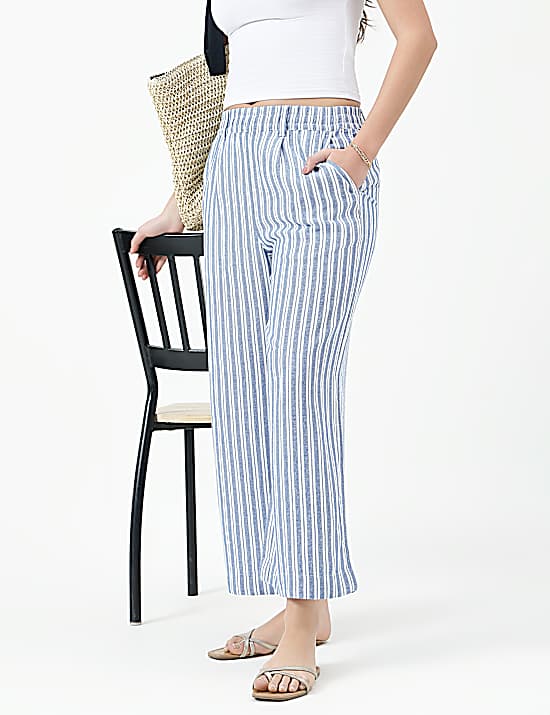 Tailored Striped Longline Waistcoat