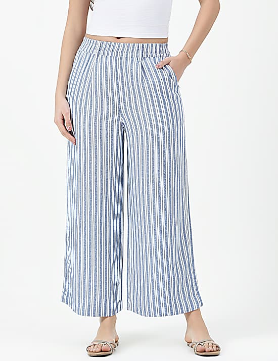 Tailored Striped Longline Waistcoat