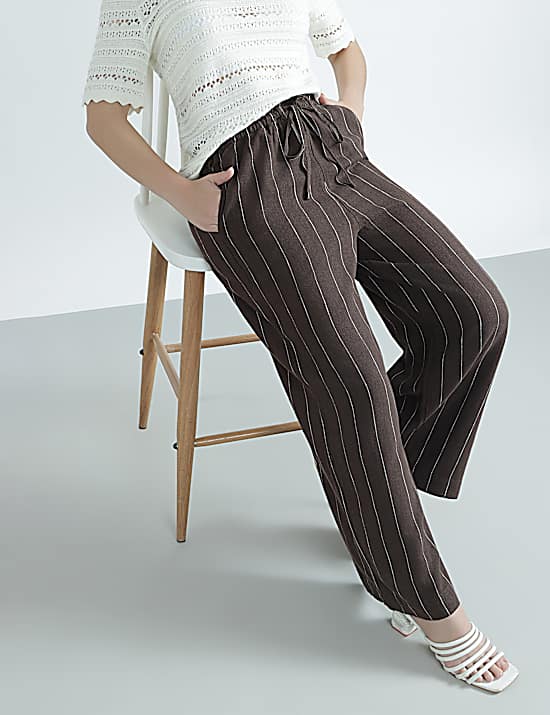 Tailored Striped Longline Waistcoat
