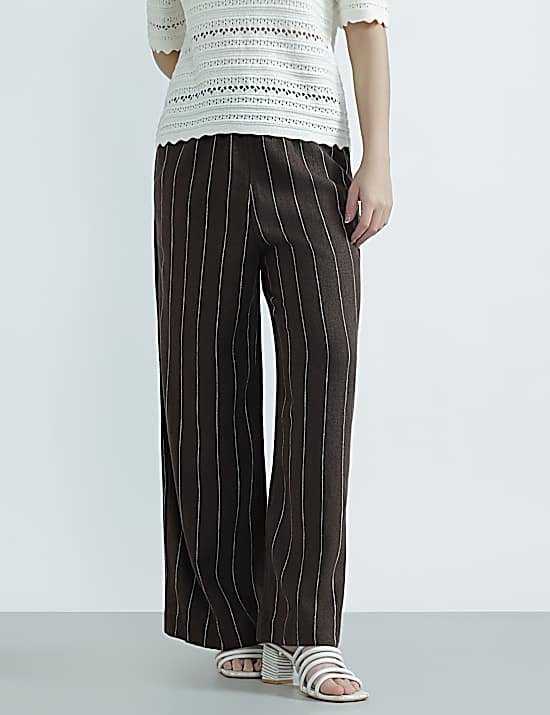 Tailored Striped Longline Waistcoat