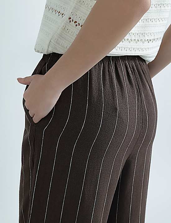 Tailored Striped Longline Waistcoat