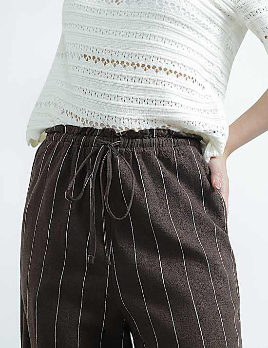 Tailored Striped Longline Waistcoat