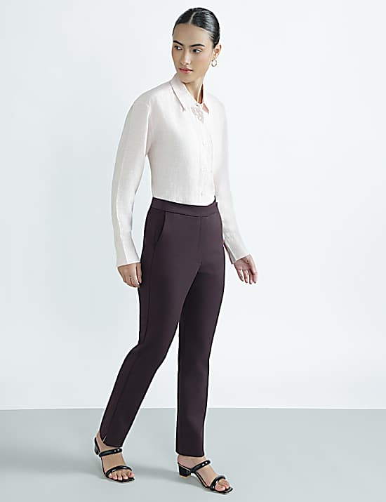 Tailored Striped Longline Waistcoat