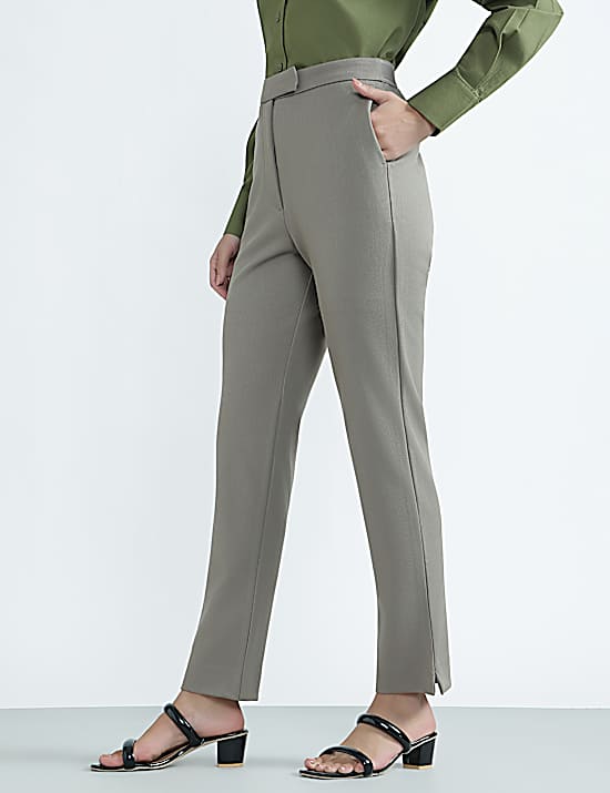 Tailored Striped Longline Waistcoat