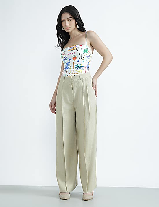 Tailored Striped Longline Waistcoat