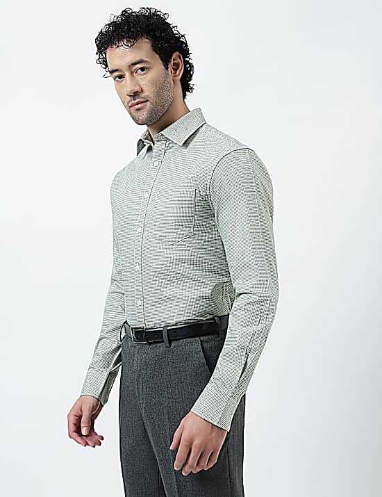 Tailored Striped Longline Waistcoat
